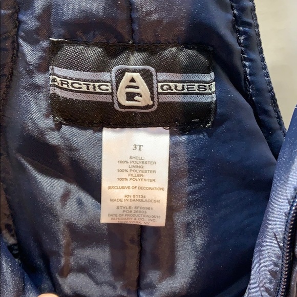 Attic quest boys snow pants size 3T blue - Picture 3 of 4